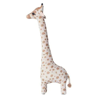 Peluche de girafe de grande taille 42/67cm jouet doux poupée endormie cadeau d'anniversaire pour