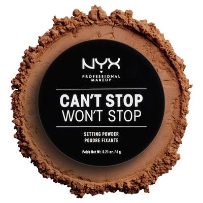 NYX Professional Makeup Gesichts Make-up Puder Can't Stop Won't Stop Setting Powder Nr. 04 Medium Deep