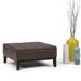 WYNDENHALL Lancaster 36-in. Wide Contemporary Square Table Ottoman