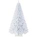 Gymax 6ft/ 7.5ft/ 9ft White Christmas Tree Classic Pine Tree (White)