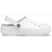 Crocs White / Light Grey Baya Lined Clog Shoes