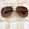 Michael Kors Accessories | Michael Kors Brown Lens/Gold Framed Sunglasses | Color: Brown/Gold | Size: Os