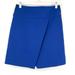 J. Crew Skirts | J Crew Crossover Faux Wrap Blue Skirt | Color: Blue | Size: 4