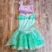 Disney Costumes | Ariel Costume | Color: Green/Purple | Size: 6-6x