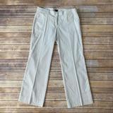 J. Crew Pants & Jumpsuits | J. Crew White Gray Striped City Fit Wide Leg Pants | Color: Gray/White | Size: 6