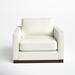Armchair - Joss & Main Bobbi 41" Wide Upholstered Armchair Polyester in Gray | 32 H x 41 W x 40 D in | Wayfair 76E3A0DF7FBB49B1876DBA5D4755644A