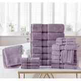 Spirit Linen Super Soft 18 Piece 100% Cotton Towel Set in Indigo | 28 W in | Wayfair 18PCTowelNirvana
