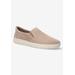 Women's Aviana Slip On Sneaker by Bella Vita in Almond Suede Leather (Size 9 1/2 M)