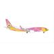 herpa 534956 Nok Air Boeing 737-800, Mehrfarbig