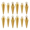 PmotRetro Bullet Spike Beads Charms pour femmes et hommes boucle d'oreille en acier inoxydable