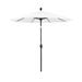 California Umbrella 7.5' Rd. Aluminum Market Umbrella, Crank Lift with Push Button Tilt, Bronze Finish, Pacifica Fabric