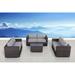 LSI Wicker/Rattan 6 - Person Seating Group with Cushions