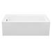 MTI Baths Cameron 2 Alcove in Soaking Acrylic Bathtub - 60 x 30 Acrylic in White | 20 H x 60 W in | Wayfair S152-BI-LH