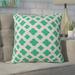 George Oliver Canela Classic Emerald Indoor/outdoor Throw Pillow Polyester/Polyfill blend | 26 H x 26 W x 7 D in | Wayfair