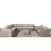 Joss & Main Ewing Wicker Fully Assembled 8 - Person Seating Group w/ Sunbrella Cushions in Gray | 122 W in | Outdoor Furniture | Wayfair