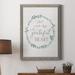 Wexford Home Start Each Day - Picture Frame Textual Art on Canvas Metal in Black/Blue/Green | 32 H x 23 W in | Wayfair BARN08-43600-S02C