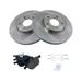 2004-2013 Mazda 3 Front Brake Pad and Rotor Kit - TRQ BKA10696