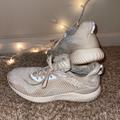 Adidas Shoes | Adidas Alpha Bounce Tennis Shoes | Color: Silver/White | Size: 8.5