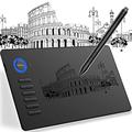 Digital Graphics Drawing Tablet VEIKK A15, Linux Support, with 12 Customizable Hotkeys and 8192 Levels Battery-Free Stylus, Digital Graphic Tablet for Laptop PC for Android Mac OS Windows