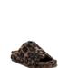 Lucky Brand Faux Shearling Slipper in Medium Dark Brown, Size 7