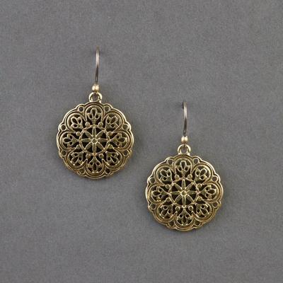 Lucky Brand Openwork Drop Earring - Women's Ladies Accessories Jewelry Earrings in Gold