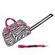 World Traveler Animal Prints 21-Inch Carry-On Rolling Duffel Bag, Pink Trim Zebra, Pink Trim Zebra, Animal Prints 21-inch Carry-on Rolling Duffel Bag