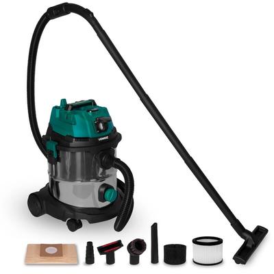 Nass- und Trockensauger 1400W – Einschaltautomatik – Gebläse Funktion – 20L Edelstahl Behälter – 3m Image