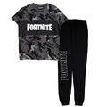 FortNite Emotes Camo Boys Long Pyjamas Set Schwarz 7-8 Jahre | PS4 PS5 Xbox Gamer Geschenke, Schuljungen PJs, Kinderkleidung, Kinder Geburtstagsgeschenkidee