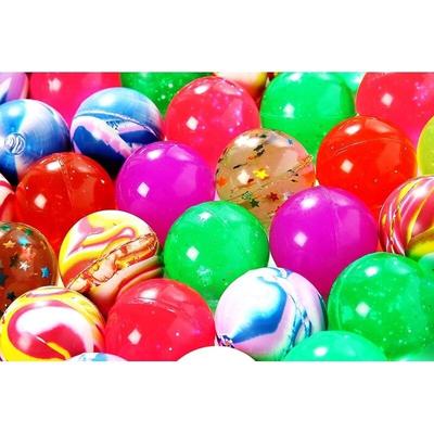Juvale Bouncy Balls Party Favors - 50-Count Super Bouncy Balls Bulk, Colorful