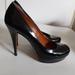 Gucci Shoes | Gucci Black Patent Heels Size 38 | Color: Black | Size: 38