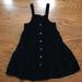 Zara Dresses | Black Ribbed Dress. | Color: Black | Size: 13-14