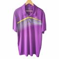 Adidas Shirts | Adidas Adizero Purple And Green Golf Shirt Size Xl | Color: Green/Purple | Size: Xl