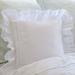 Taylor Linens Prairie Crochet Cotton Pillow Cover & Insert Down/Feather/Cotton | 16 H x 16 W x 2 D in | Wayfair 104PRAI-RPC