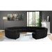 Black Sectional - Latitude Run® Jedson 173" Wide Velvet Symmetrical Modular Corner Sectional Velvet | 31 H x 173 W x 167 D in | Wayfair