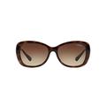 Vogue Eyewear Women's 0Vo2943Sb W65613 55 Sunglasses, Dark Havana/Browngradient