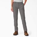 Dickies Women's Flex DuraTech Straight Fit Pants - Gray Size 6 (FD085)