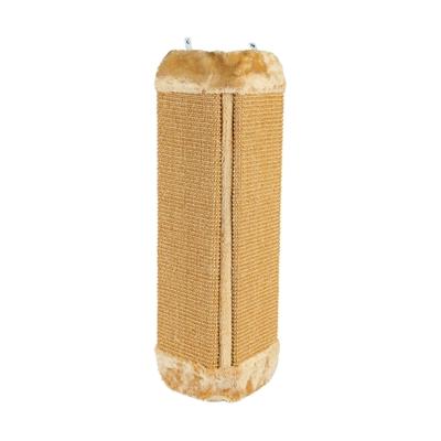 Katzen-Kratzbrett für Zimmerecken, Sisalteppich, 32x60cm, braun/braun Image