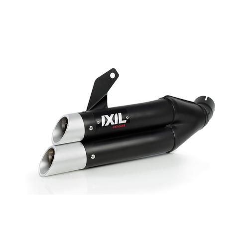 IXIL Hyperlow black XL Komplettanlage für YAMAHA MT-07, XSR 700, (Euro3+4), schwarz