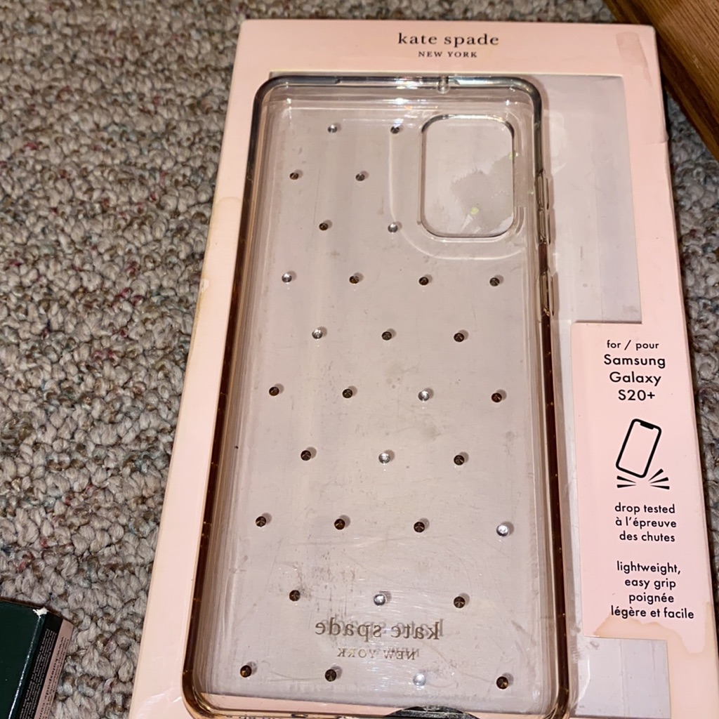 Kate Spade Other | Kate Spade Samsung Galaxy. S20+ Phone Case. | Color: Cream/White | Size: Os