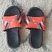 Under Armour Shoes | Kids Slides Under Armour Size 4y | Color: Black/Orange | Size: 4b