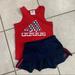 Adidas Matching Sets | Girls Adidas Set Size 4 | Color: Blue/Red | Size: 4g