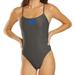 Adidas Swim | Adidas Competition Blue Stripe C Back Swimsuit 22 | Color: Blue/Gray | Size: 22 Competition Swimsuit Sizing