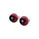 LSL CRASH BALLS CLASSIC Bar Poids d’extrémité, Ø 14 mm, aluminium, rouge