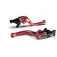 Levier d’embrayage LSL BOW pour Brembo 16 RCS, L37R, court, rouge/rouge