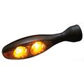 Kellermann Turn signal Micro 1000 ,Dark, LED, noir, verre teinté pour Hommes