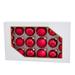 Kurt Adler 60-80MM Shiny and Matte Red Glass Ball Ornaments, 20-Piece Set