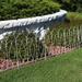 Sunnydaze Traditional Border Fence Set - White - 5-Piece