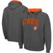 Men's Colosseum Charcoal Oklahoma State Cowboys Arch & Logo 3.0 Full-Zip Hoodie
