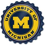 Michigan Wolverines 19'' x Bottle Cap Wall Sign
