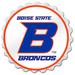 Boise State Broncos 19'' x Wordmark Bottle Cap Wall Sign